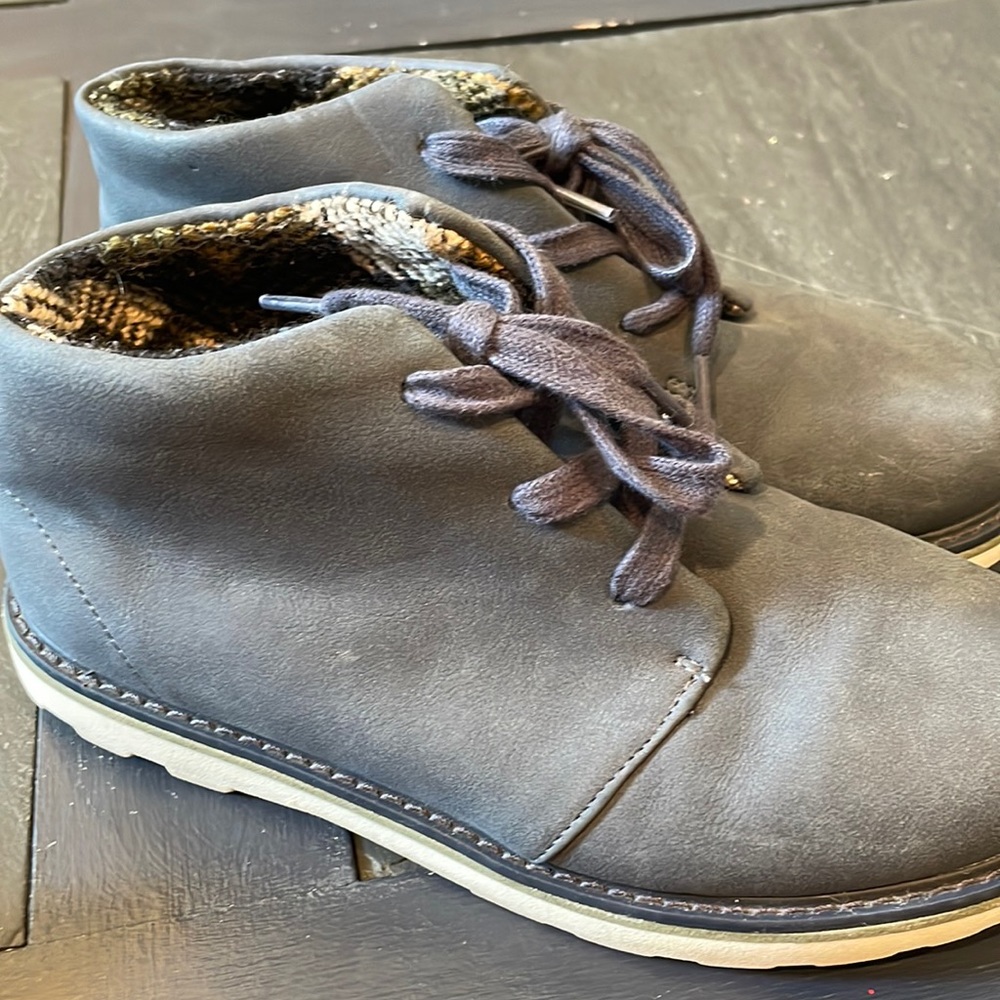 Gray Winter Boots